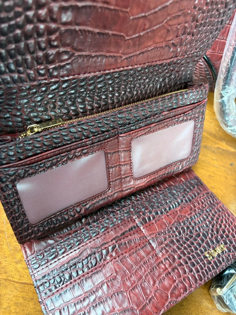 Stauer Hand Bag and Matching Wallet NWOT - Picture 13 of 16
